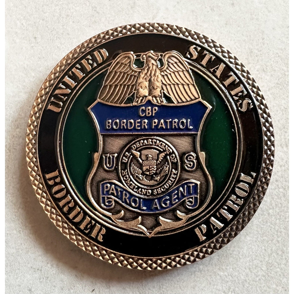 CUSTOMS AND BORDER PATROL Challenge Coin Archivement Arward