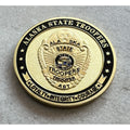 ALASKA STATE TROOPERS Police Officer Challenge Coin w/ Retirement Award
