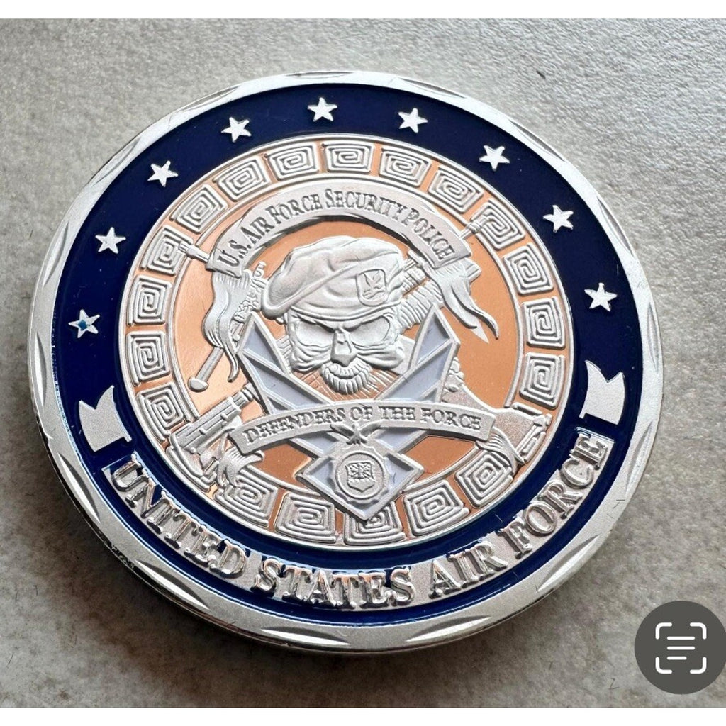 F-35 Lightning JSF USAF Air Force Navy Coin With Retirement Award