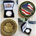 US NAVY USS HARRY S. TRUMAN CVN-75 Presidential Gift Box Coin