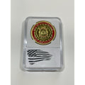 City Of PHILADELPHIA Fire Dept. Challenge Coin. White Display Case.