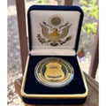 Department of Energy (DOE) Challenge Coin With Blue Velvet Case. Fast Shipping!