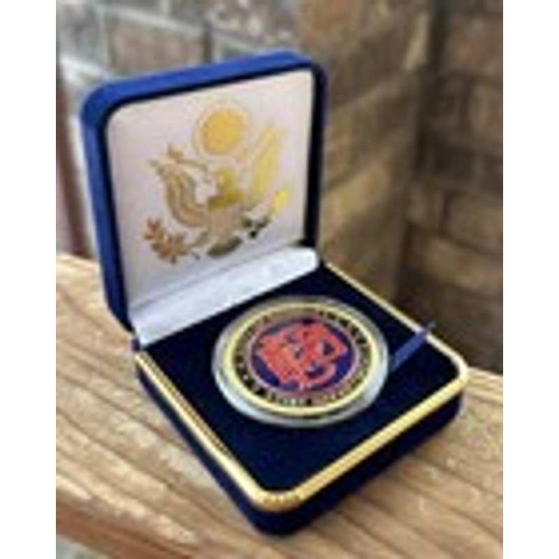 Department of Energy (DOE) Challenge Coin With Blue Velvet Case. Fast Shipping!