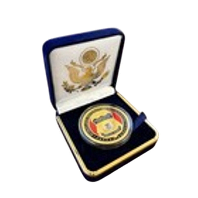Department of Energy (DOE) Challenge Coin With Blue Velvet Case. Fast Shipping!