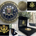 FBI Challenge Ultra Rare ILAF Department of Justice Coin DOJ/w Retirement Award