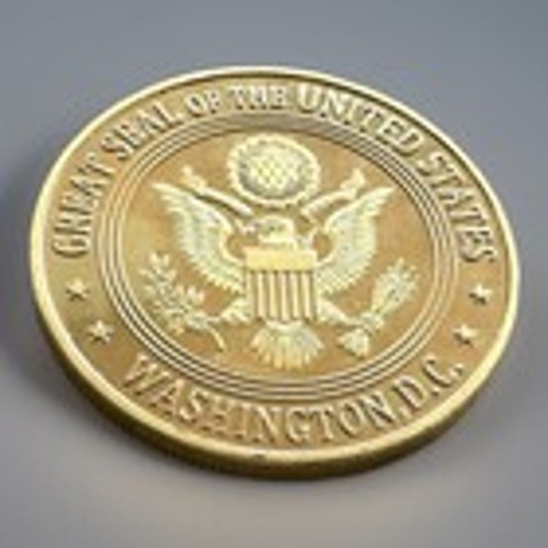 Department of Energy (DOE) Challenge Coin With Blue Velvet Case. Fast Shipping!