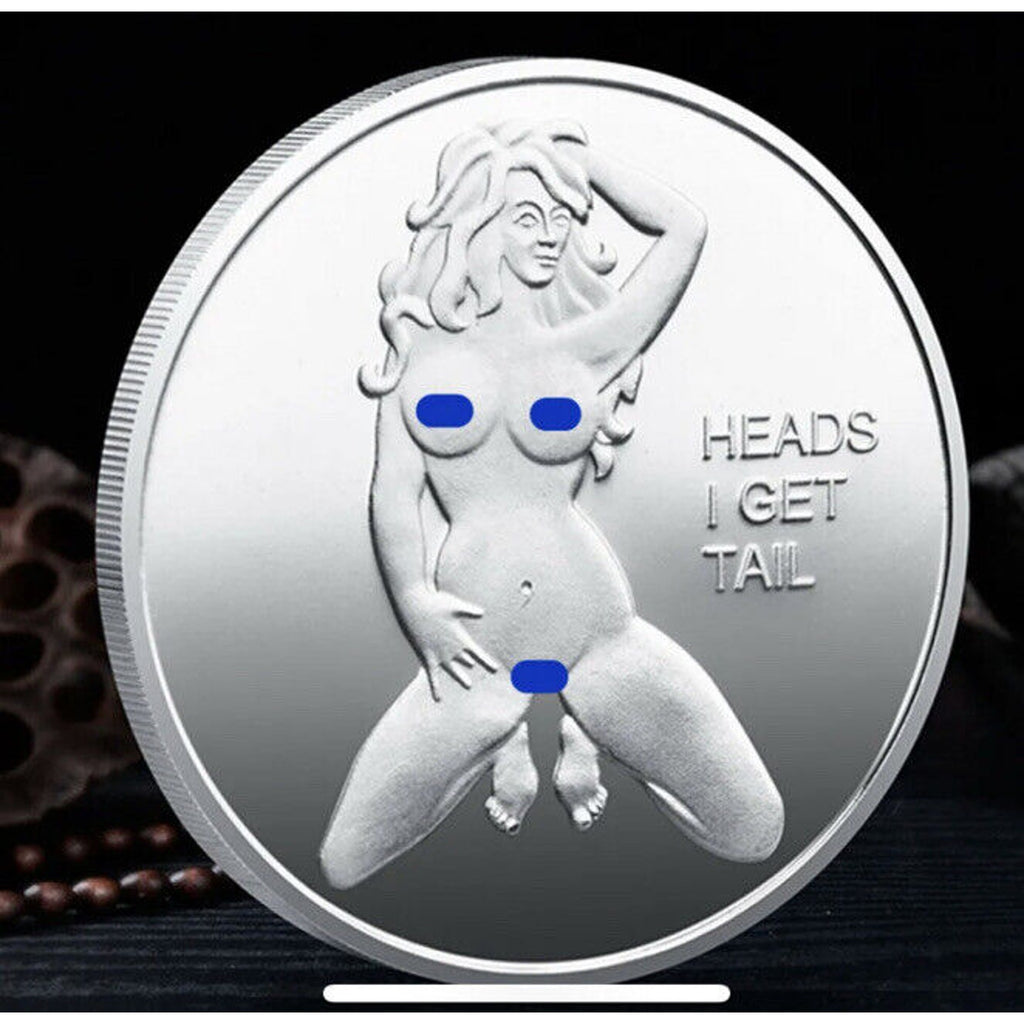 Tails I Get Head ! Heads I Get Tail ! Sexy Lady Heads Tails Challenge Girl Coin