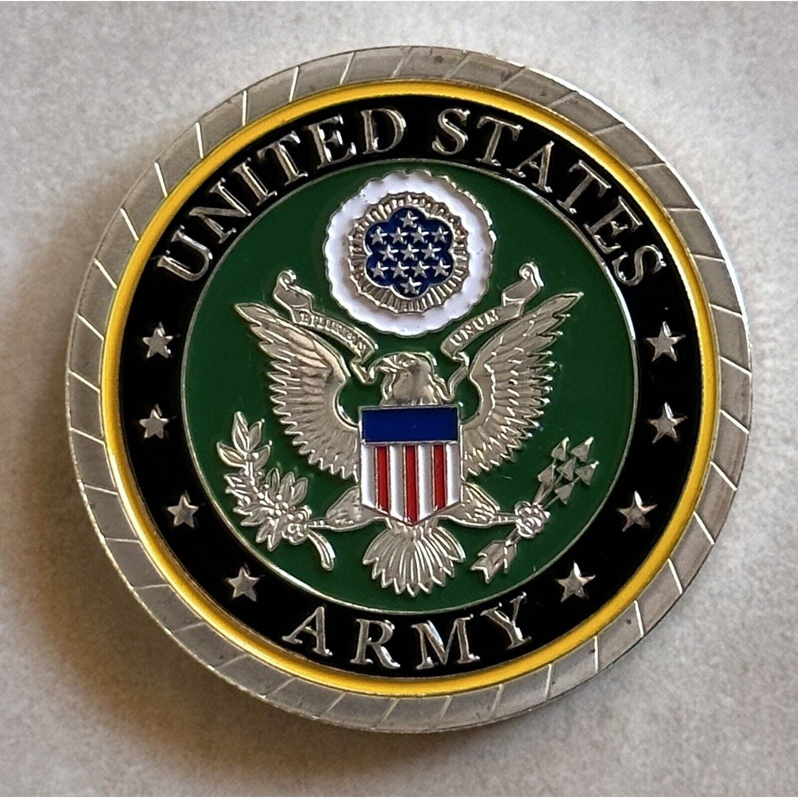 COLONEL ARMY MILITARY CHALLENGE COIN USA