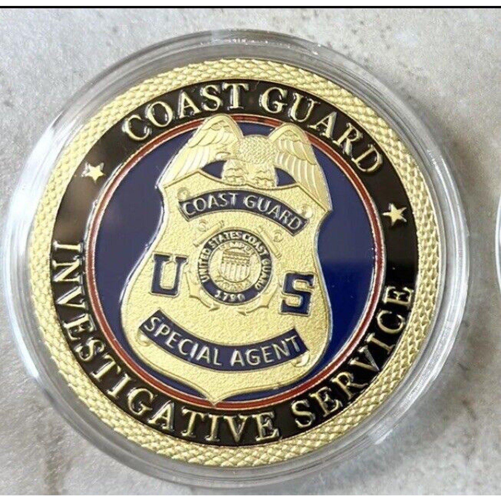 U.S. COAST GUARD Investigation Service Special Agent CHALLENGE COIN-USA