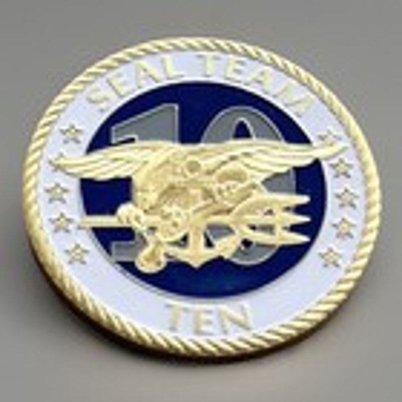 CHALLENGE COIN-Seal Team Ten (10) US NAVY NAVAL SPECIAL WARFARE DEVELOPMENT GRP