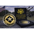 US MARINE CORPS - 6th MARINE REGIMENT Challenge Coin USMC w/ Retirement Award