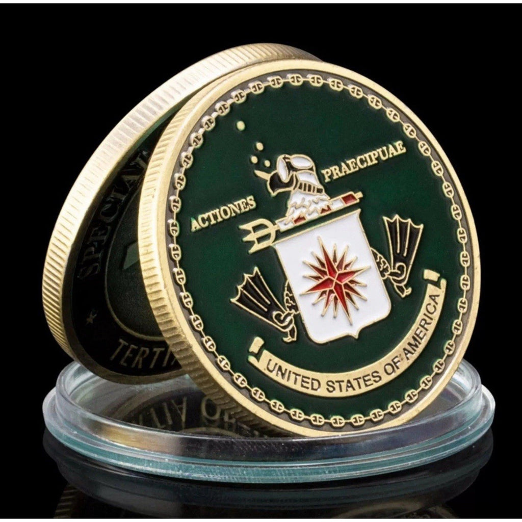 CIA SPECIAL OPERATIONS GROUP (SOG) Tertia Optio Challenge Coin USA