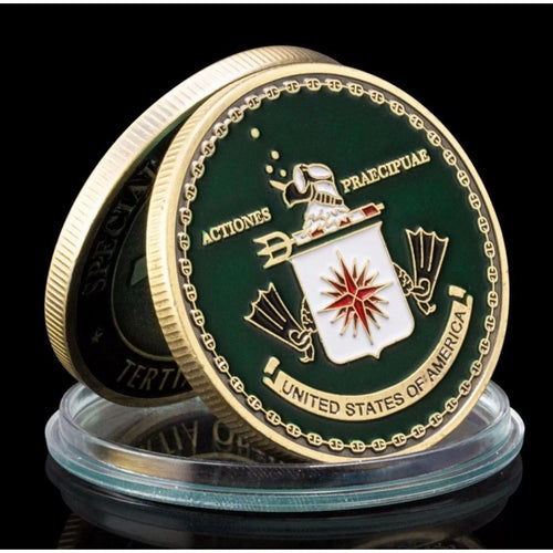 CIA SPECIAL OPERATIONS GROUP (SOG) Tertia Optio Challenge Coin USA