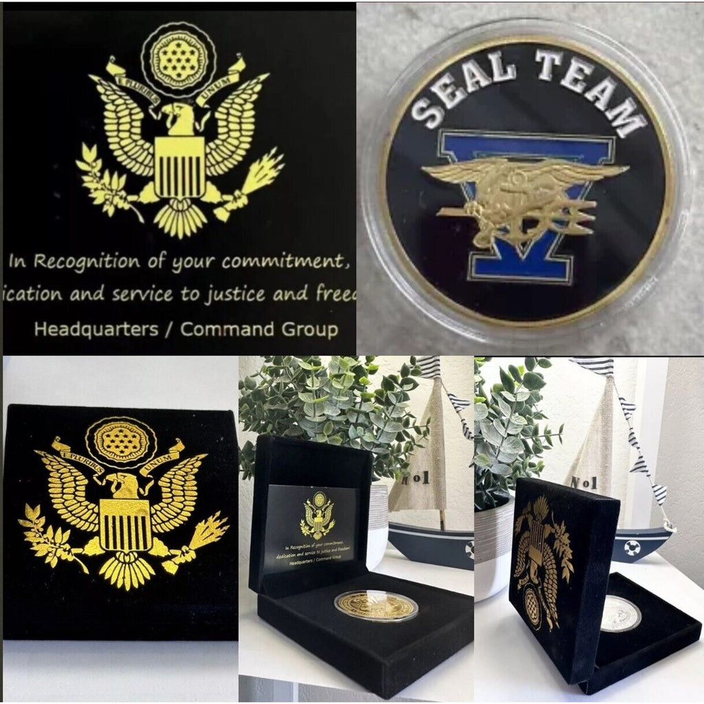 US NAVY SEAL TEAM FIVE Challenge Coin USN