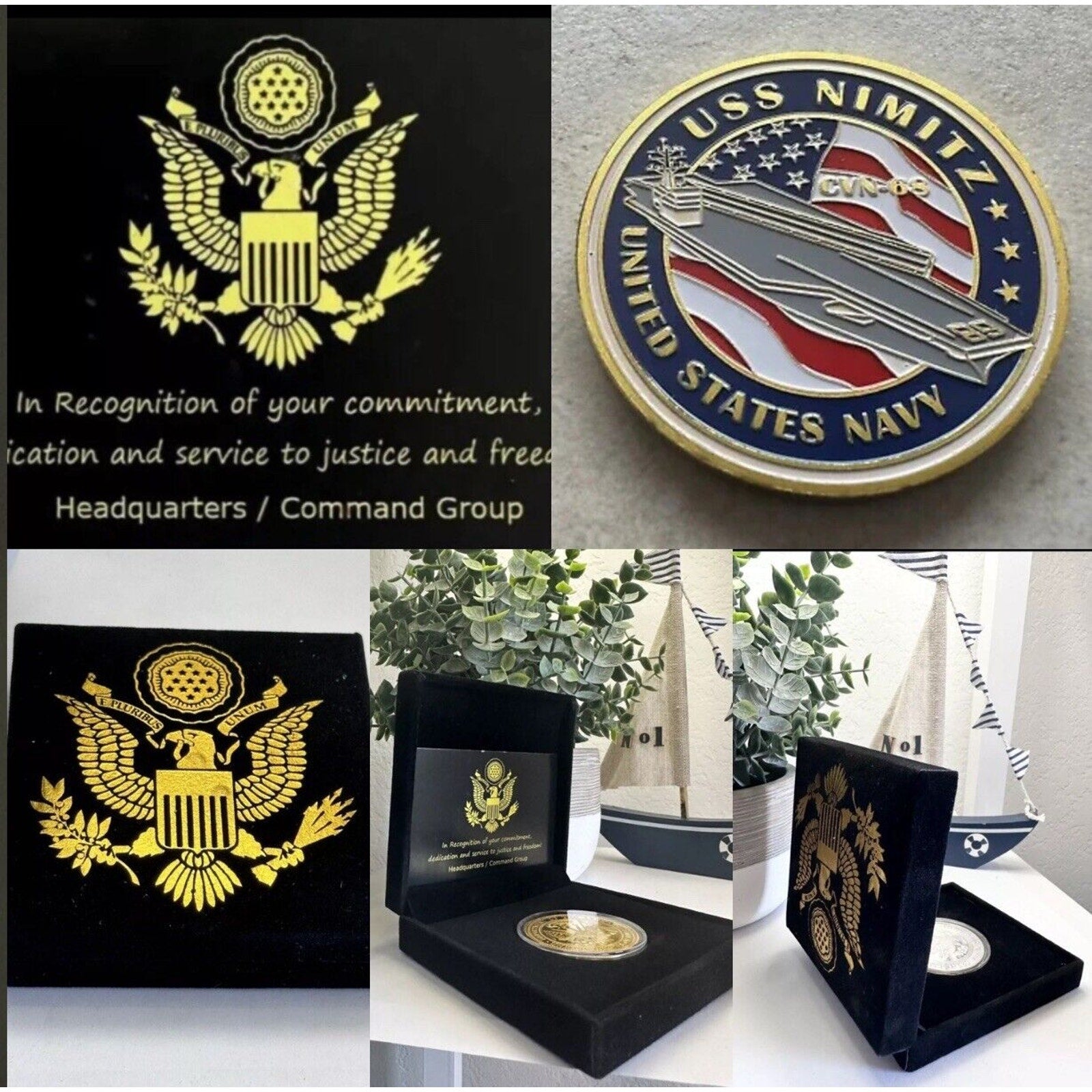 US NAVY - USS NIMITZ CVN-68 Challenge Coin USN