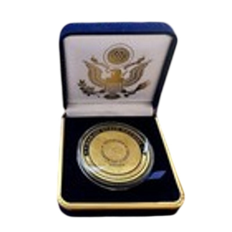 Department of Energy (DOE) Challenge Coin With Blue Velvet Case. Fast Shipping!