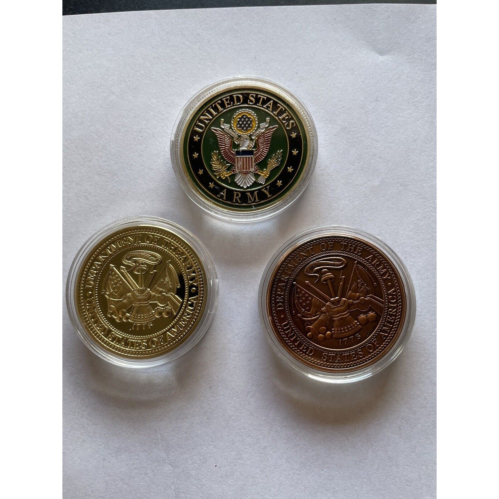 3 Coins MILITARY Cid, Police Special Agent Army