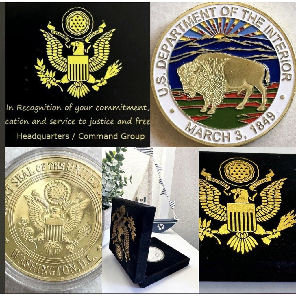 Department of Interior Challenge Coin USA