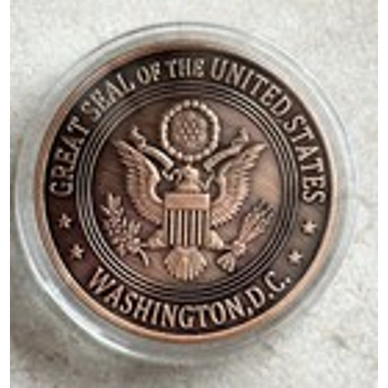 Department of Energy (DOE) Challenge Coin With Blue Velvet Case. Fast Shipping!