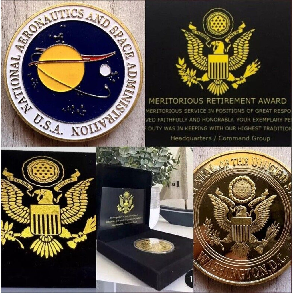 NATIONAL AERONAUTICS & SPACE ADMINISTRATION 'NASA' Coin Retirement Award