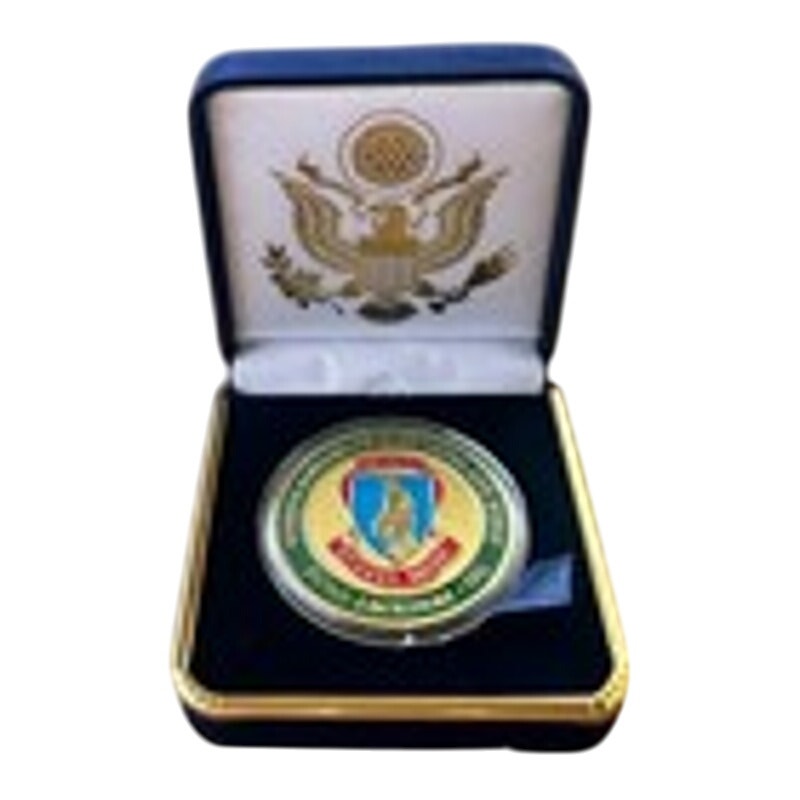 Department of Energy (DOE) Challenge Coin With Blue Velvet Case. Fast Shipping!