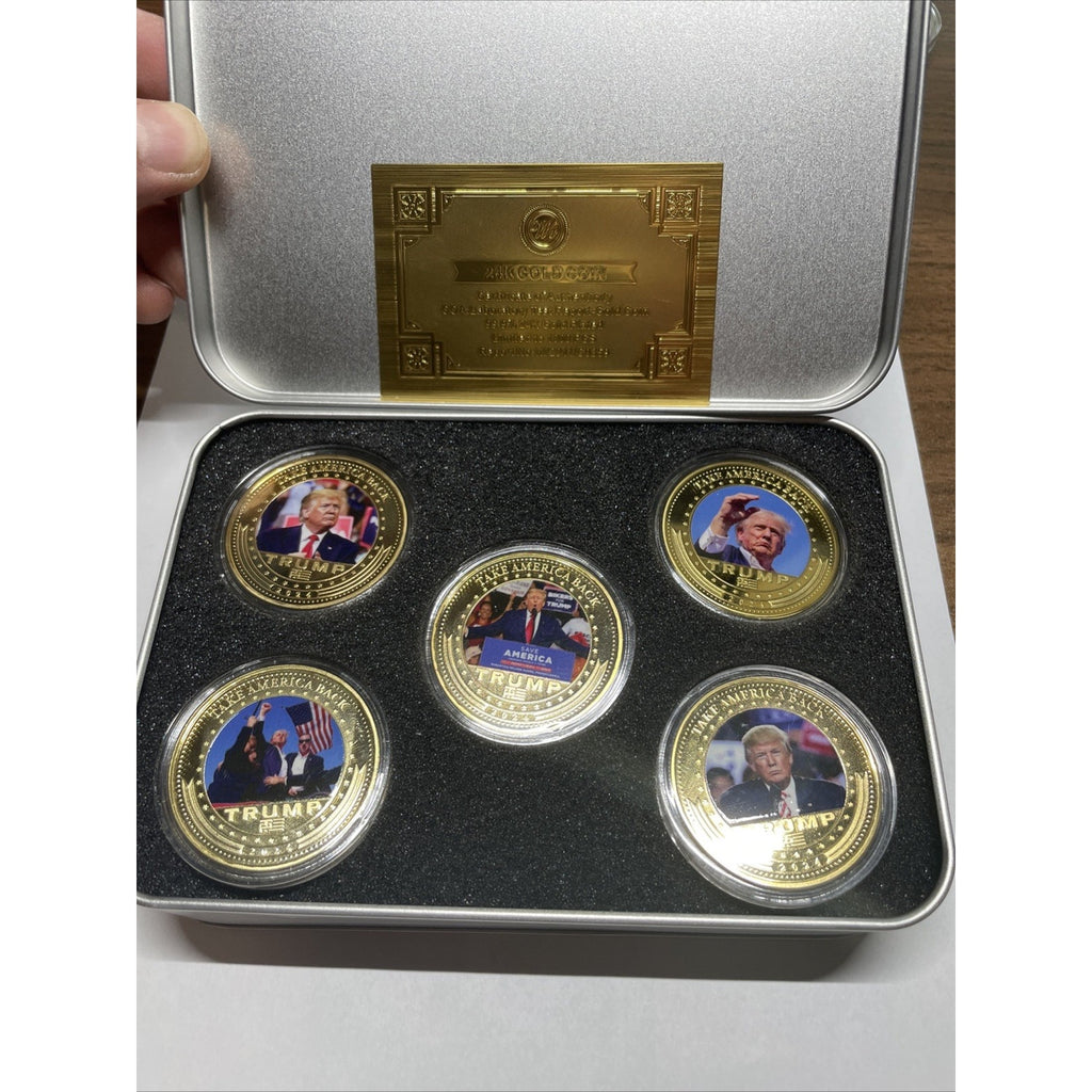 24k Gold Coin Donald Trump
