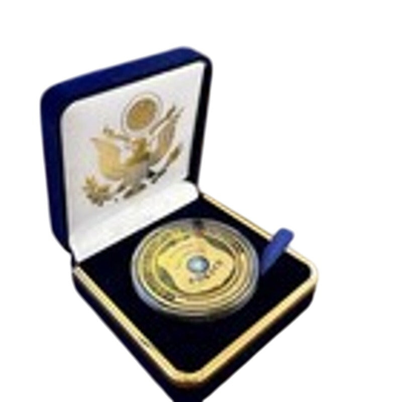 Department of Energy (DOE) Challenge Coin With Blue Velvet Case. Fast Shipping!
