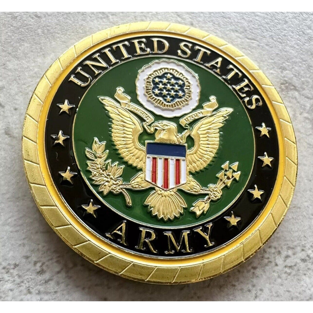 2pcs Army Rank Captain O-3 And CORPS OF ENGINEERS CHALLENGE COINS