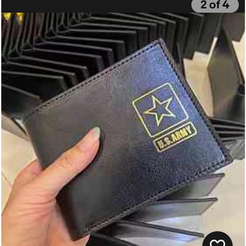 Army MI Military Intelligence Unit With Credential coin holder wallet