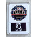 IMI POW Veterans Challenge Coin Featured Collectible Box Gift
