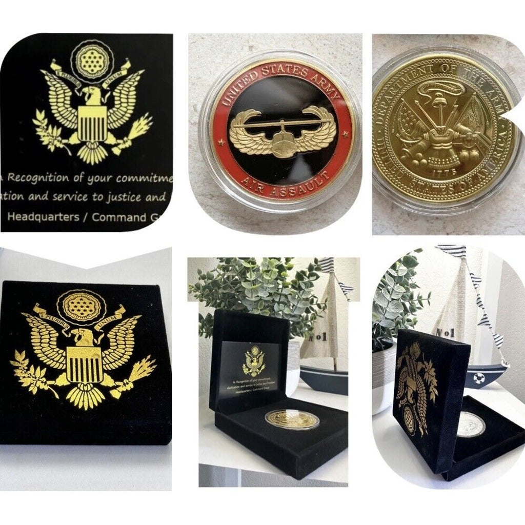 AIR ASSAULT Airborne US Army Infantry Division Challenge Coin Fast Ship USA-Amy