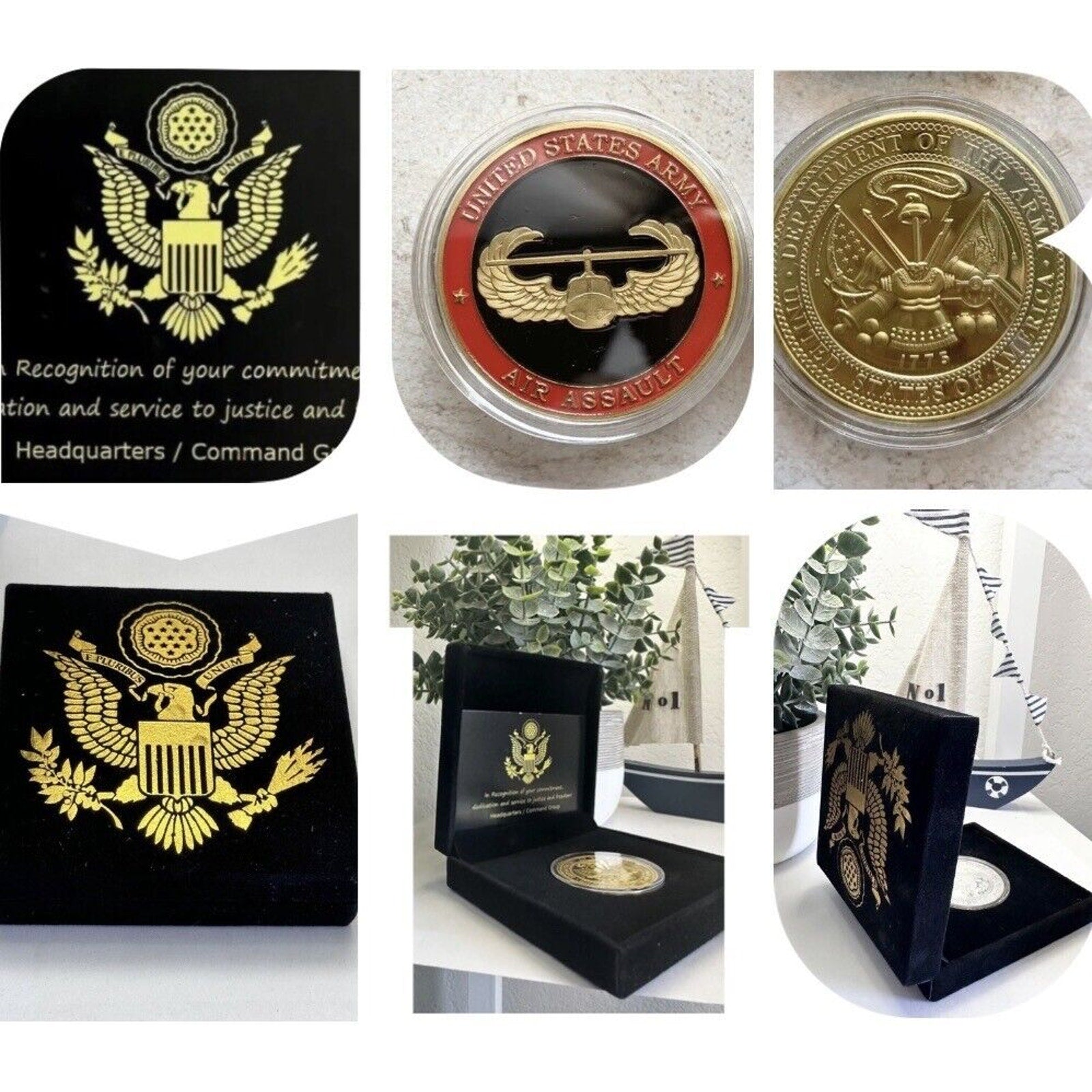 AIR ASSAULT Airborne US Army Infantry Division Challenge Coin Fast Ship USA-Amy