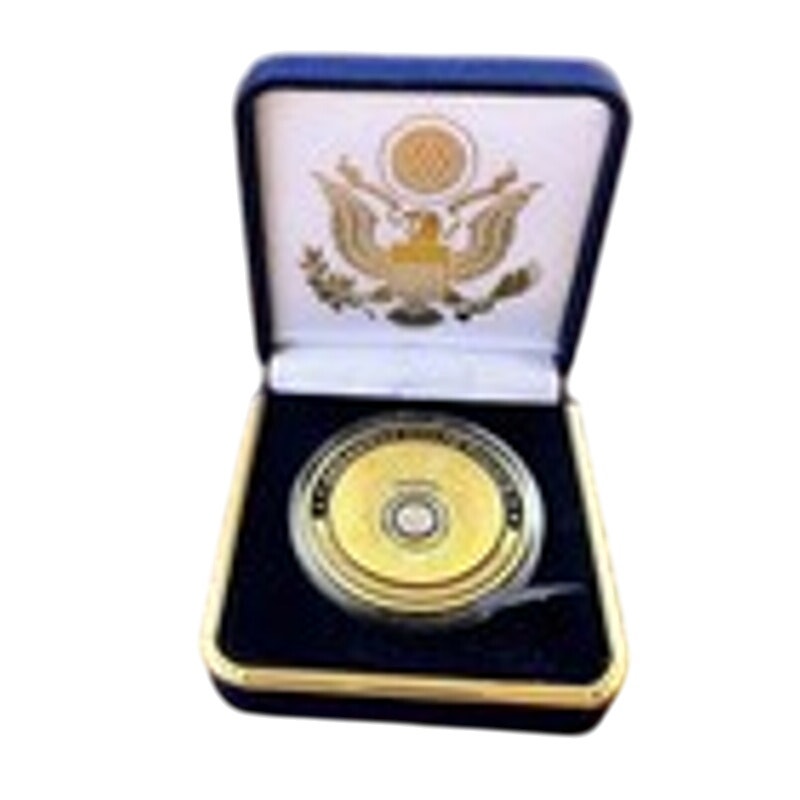 Department of Energy (DOE) Challenge Coin With Blue Velvet Case. Fast Shipping!