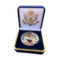 Department of Energy (DOE) Challenge Coin With Blue Velvet Case. Fast Shipping!