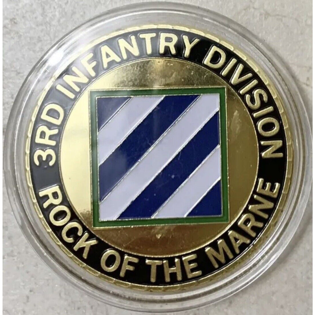 US ARMY Third 3rd INFANTRY COMBAT DIVISION Challenge Coin Fast Ship USA AMY