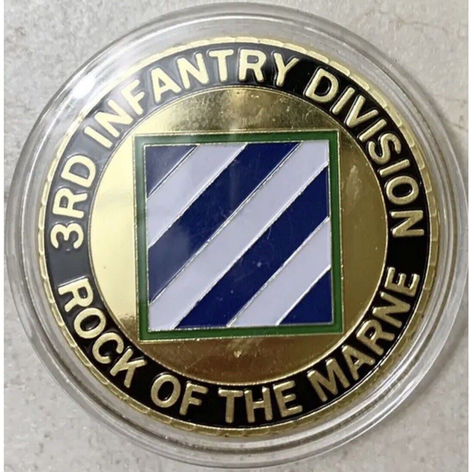 US ARMY Third 3rd INFANTRY COMBAT DIVISION Challenge Coin Fast Ship USA AMY