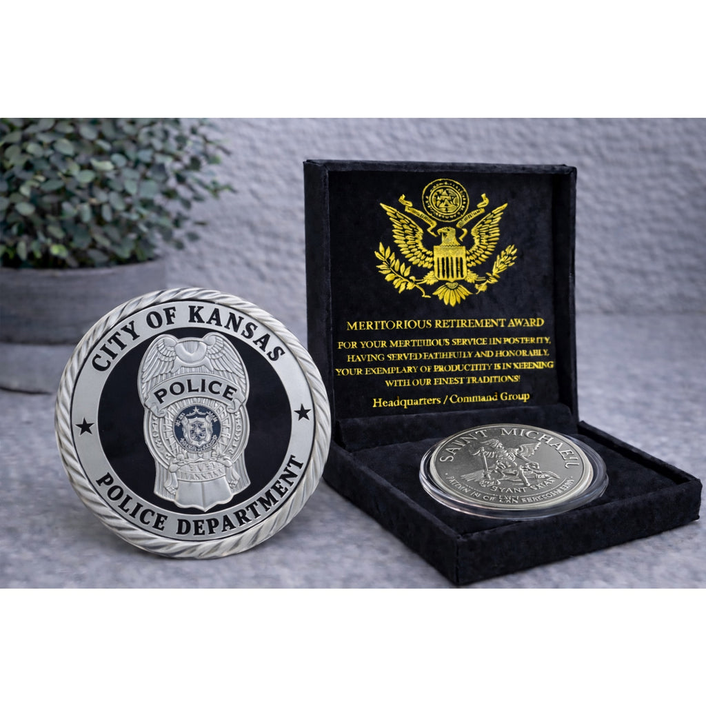City of Kansas K PD Police Department Special Agent w/ Retirement Award