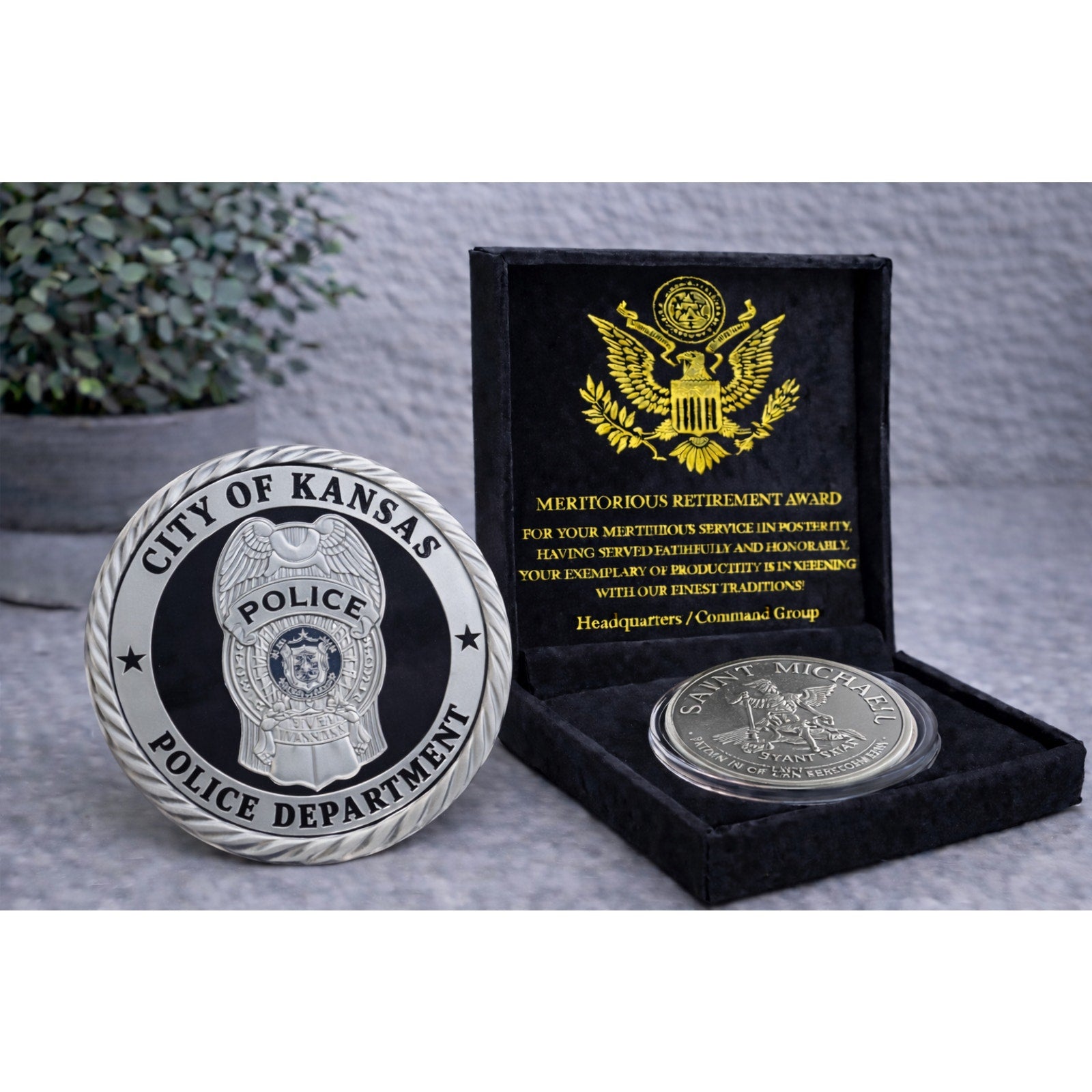 City of Kansas K PD Police Department Special Agent w/ Retirement Award