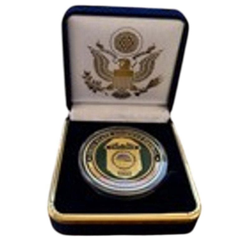Department of Energy (DOE) Challenge Coin With Blue Velvet Case. Fast Shipping!