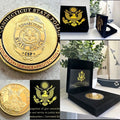 CONNECTICUT STATE POLICE Challenge Coin With Special Velvet Case