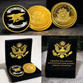 US NAVY SEAL TEAM THREE Challenge Coin USA with velvet gift box