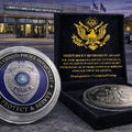 CITY OF CORPUS CHRISTI POLICE DEPT CHALLENGE COIN w/ Retirement Award