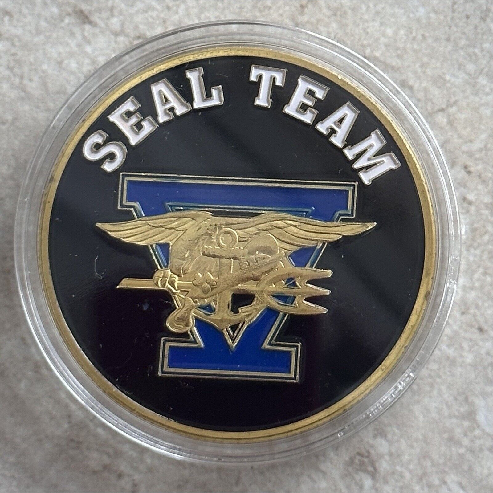 US NAVY SEAL TEAM FIVE Challenge Coin USN