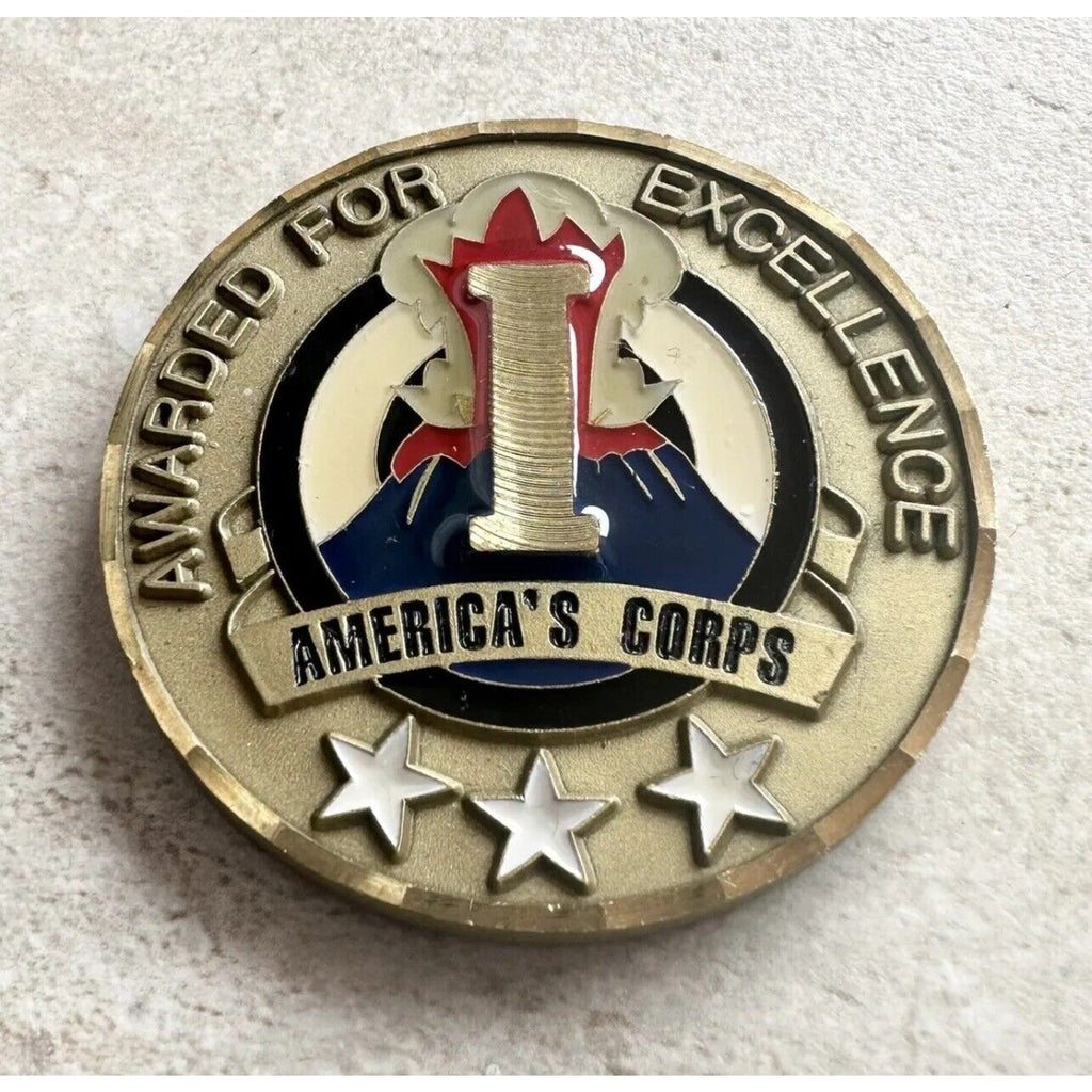 2pcs Army Rank Captain O-3 And Army Commanding Lewis Coin