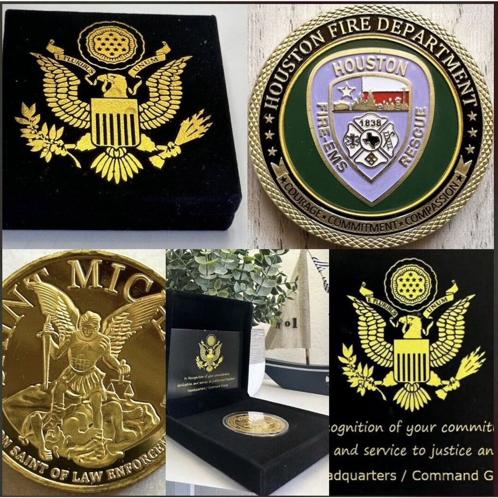 HOUSTON Fire Dept. Challenge Coin USA