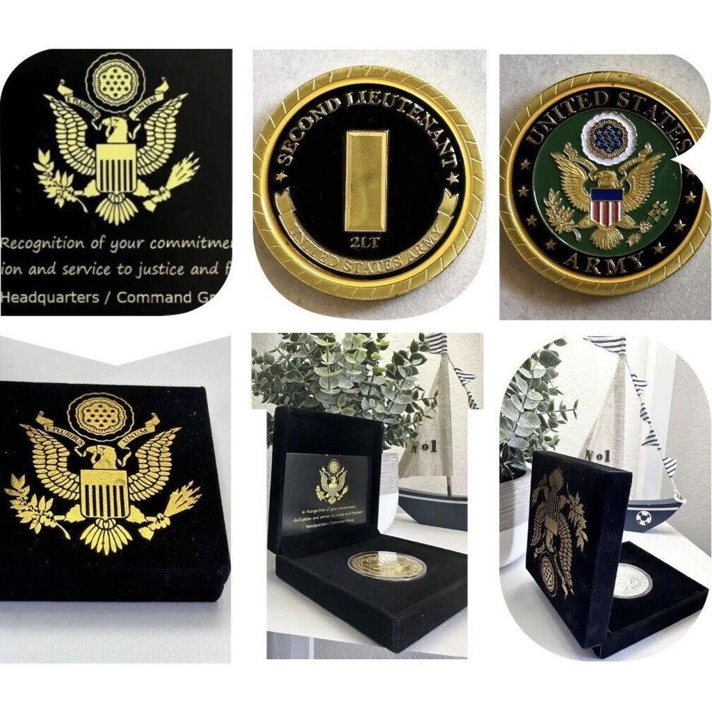 First Salute OCS ROTC West Point COIN 2ND LIEUTENANT UNITED STATES USA ARMY