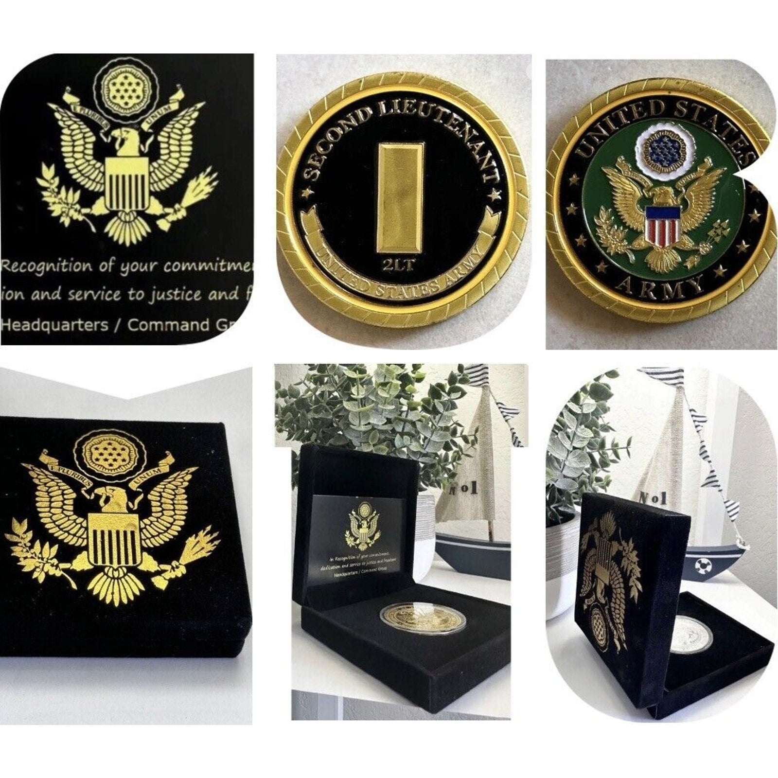 First Salute OCS ROTC West Point COIN 2ND LIEUTENANT UNITED STATES USA ARMY