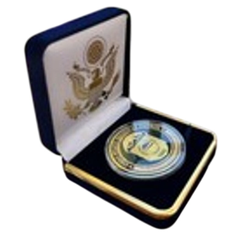 Department of Energy (DOE) Challenge Coin With Blue Velvet Case. Fast Shipping!