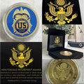 U S DRUG ENFORCEMENT ADMINISTRATION (DEA) Coin With Retirement Award
