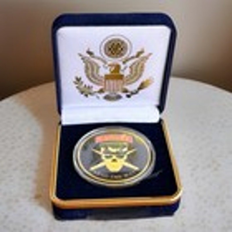 Department of Energy (DOE) Challenge Coin With Blue Velvet Case. Fast Shipping!